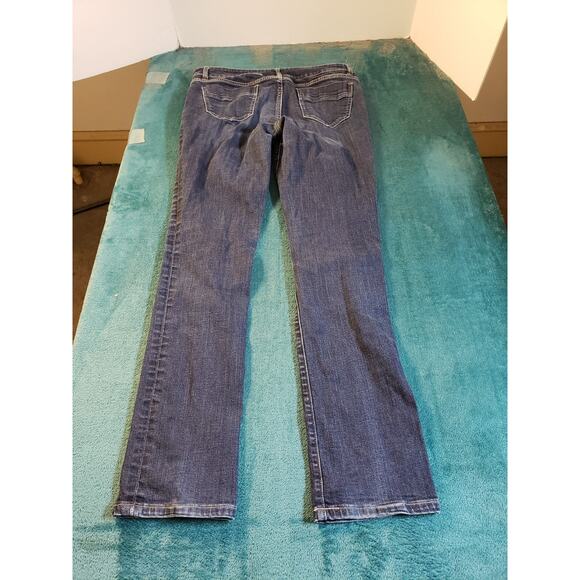 Banana Republic Jeans Sz 10 Womens Blue Stretch Pants Mid Rise Classic Skinny - Picture 10 of 12